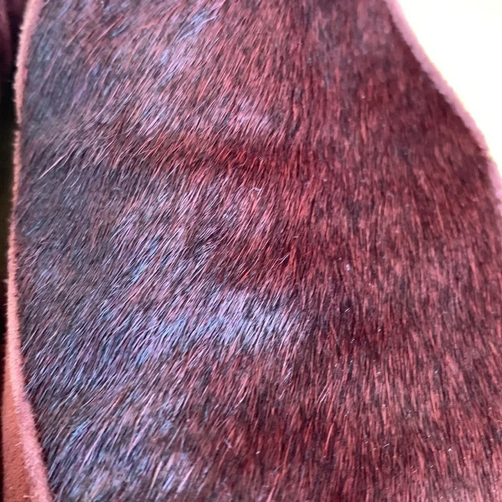 Marc Fisher | Suede Burgundy Slip On Loafers 6 1/2